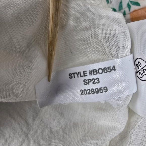 J Crew Dress Womens Small Orange Fruit Print Puff Sleeve Smocked Cotton‎ Maxi - Picture 16 of 16